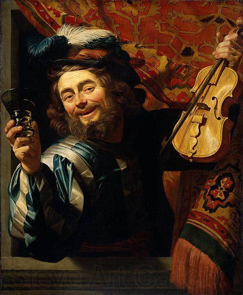 Gerrit van Honthorst Merry Fiddler France oil painting art